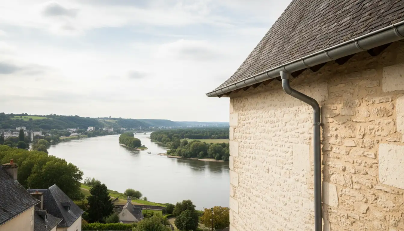 gouttiere aluminium Angers maison tuffeau Val de Loire