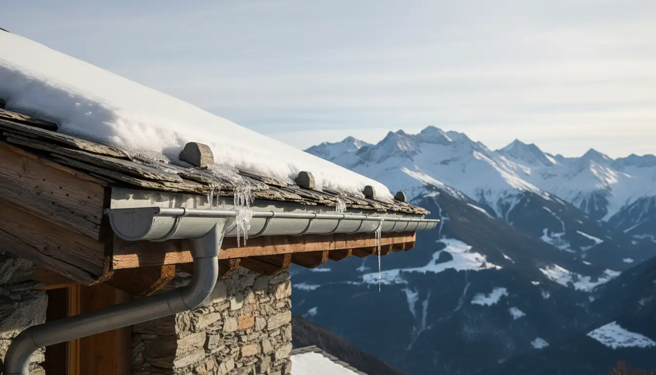 gouttiere aluminium Grenoble maison alpes isere