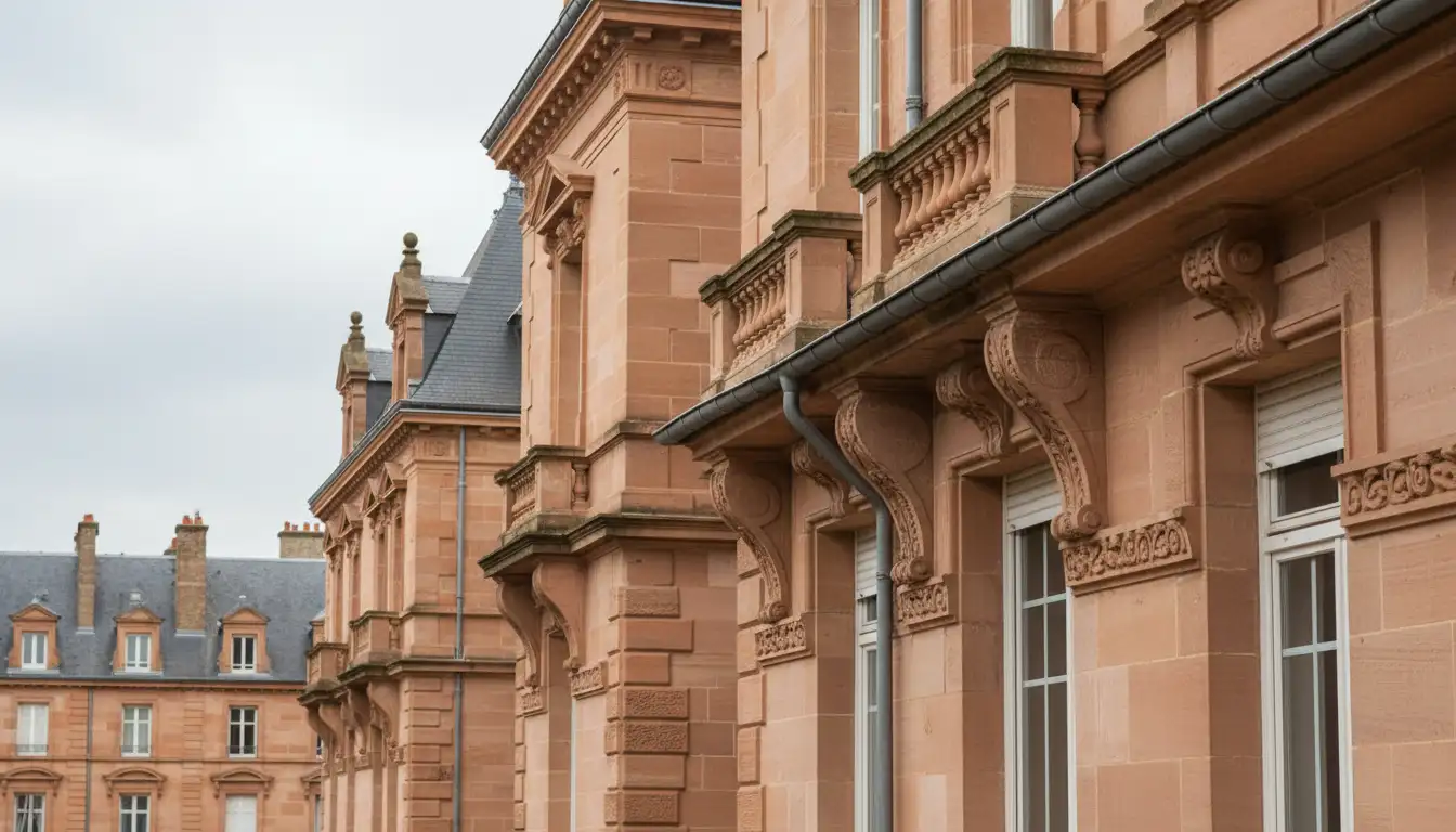 gouttiere zinc Metz maison lorraine gres vosges