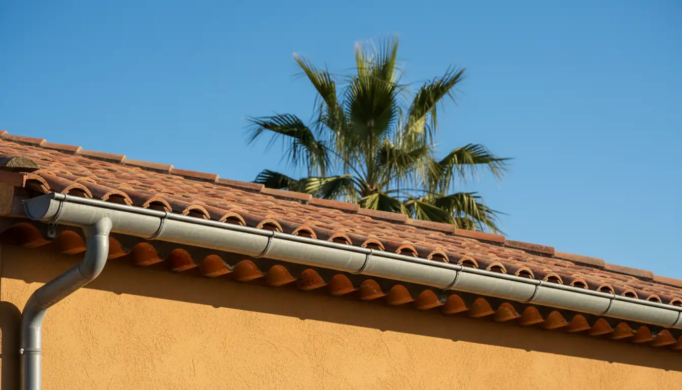 gouttiere aluminium Nice villa Cote d'Azur